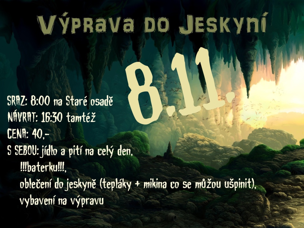 8.11 Jeskyně